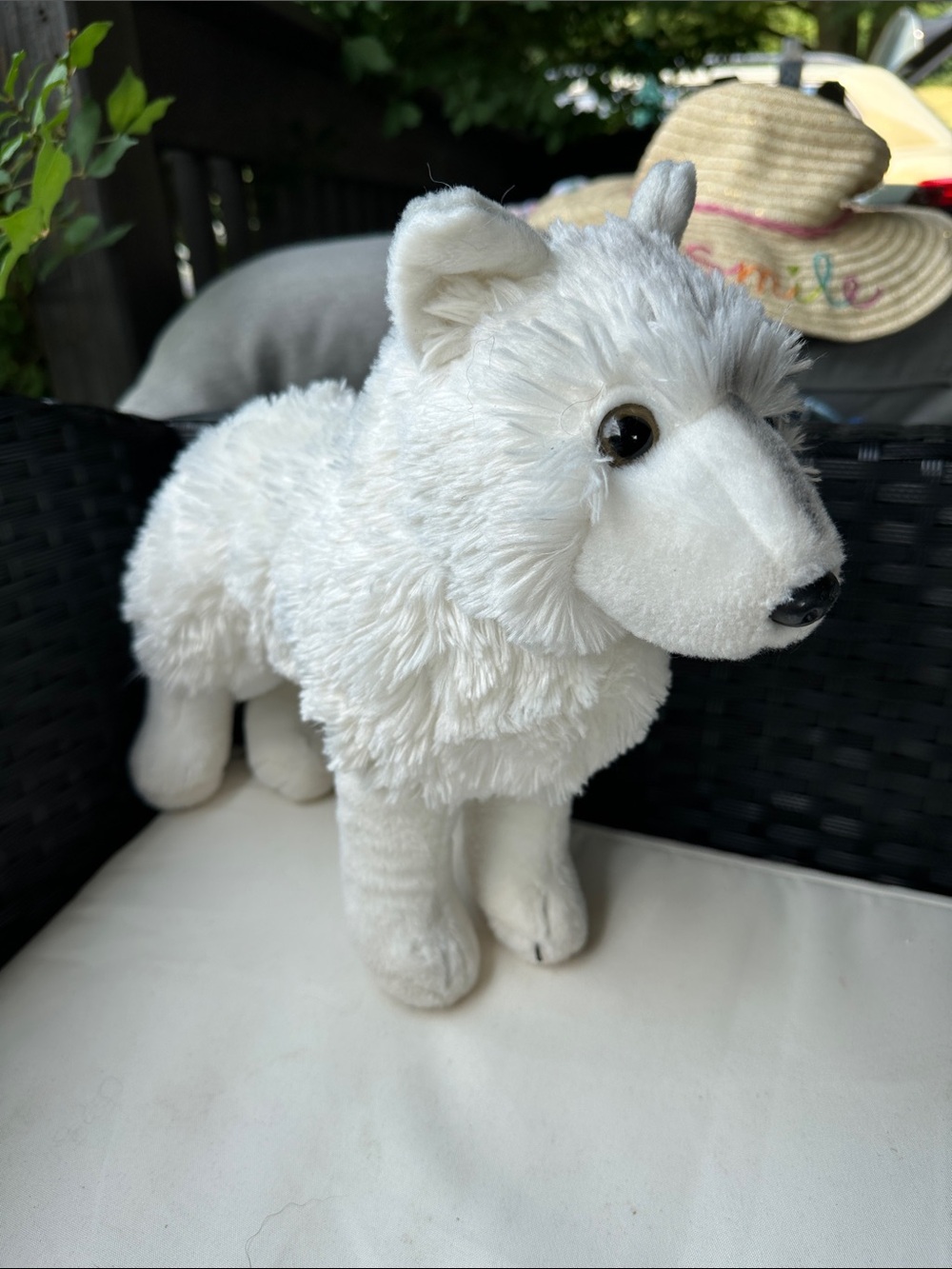 White‎ Plush Arctic Wolf Stuffed Animal - Soft Kids Toy